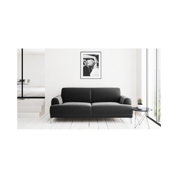 Tumehall sametne diivan Puzo, 170 cm Puzzo - MESONICA-image-4