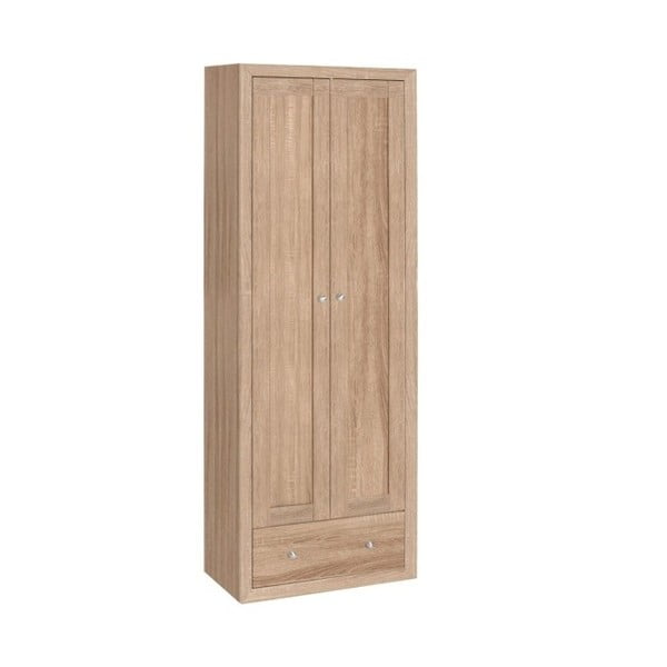 Dřevěná dvoudveřová šatní skříň Støraa Napoli