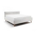 Helehall polsterdatud kaheinimesevoodi koos voodipõhja ja panipaigaga 180x200 cm Lotte - Meise Möbel