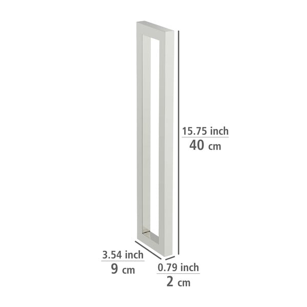 Seinale paigaldatav roostevabast terasest rätikuhoidja Reitani - Wenko-image-2