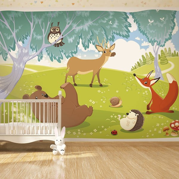 Velkoformátová tapeta Artgeist Forest Animals, 300 x 210 cm