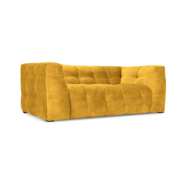 Kollane sametne diivan , 208 cm Vesta - Windsor & Co Sofas-image-3