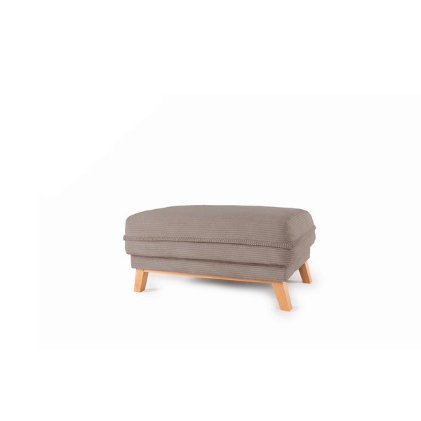 Hallikaspruunist velvetist jalapink Tori - Bonami Selection-image-1