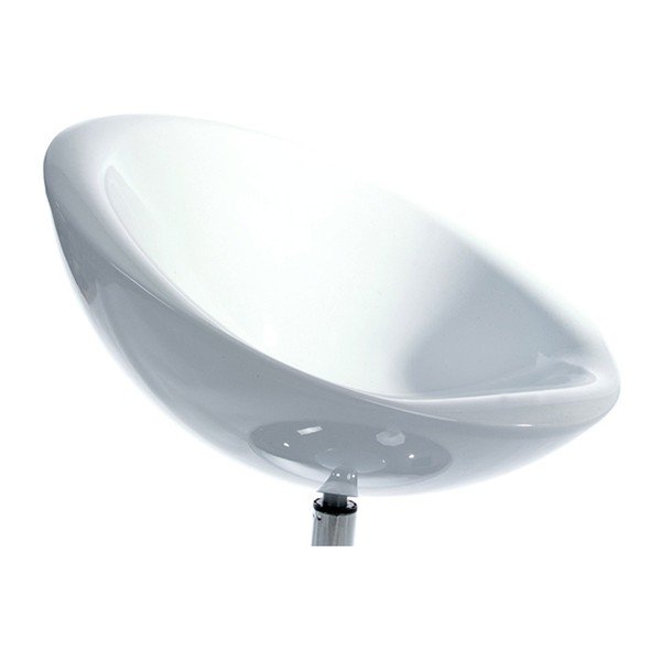 Bílé otočné křeslo Kokoon Design Bowl-image-3