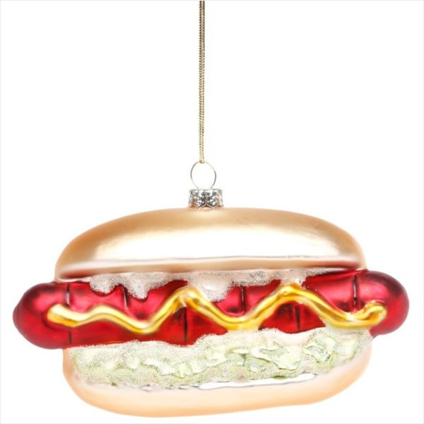 Vánoční závěsná ozdoba Butlers Hang On Hot Dog