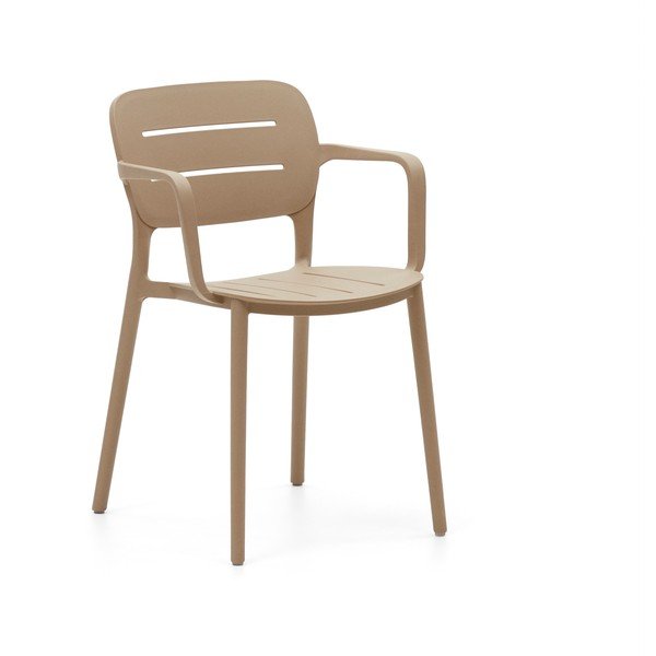 Beež plastikust aiatool Morella - Kave Home-image-2