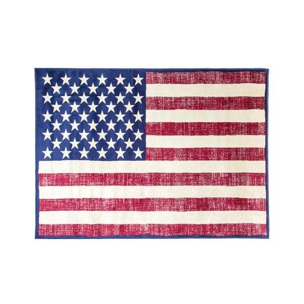 Koberec s motivem americké vlajky Cotex, 160 x 230 cm