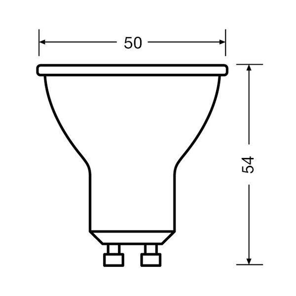 Soe LED-pirn GU10, 5 W - Candellux Lighting-image-3