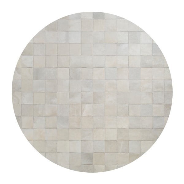 Kožený koberec Pipsa Tiheno, ⌀  100 cm