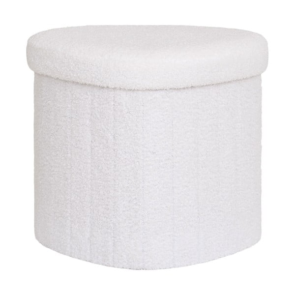 Valge bukleekangast tumba Medford - House Nordic