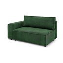 Roheline velvetist diivanimoodul, vasak nurk  Nihad modular - Bobochic Paris