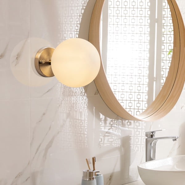 Valge-pronksivärvi seinavalgusti ø 15 cm Atmaca - Opviq lights-image-3