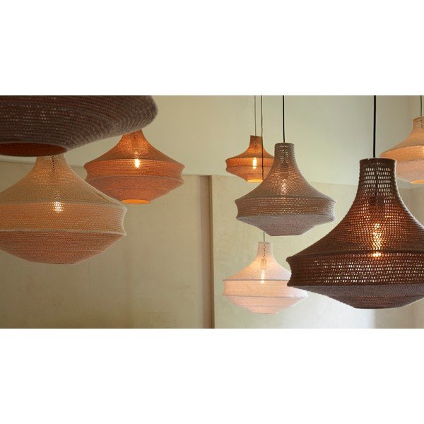 Kreem rippvalgusti ø 60 cm Viggo - Light & Living-image-3