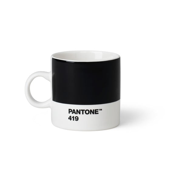 Must keraamiline espressokruus 120 ml Espresso Black 419 - Pantone
