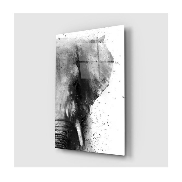Klaasimaal, 46 x 72 cm Elephant - Insigne