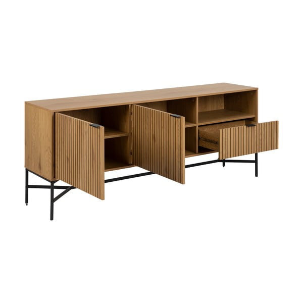 Madal kapp tammedekoriga naturaalses värvitoonis 180x70 cm Jaipur - Actona-image-3