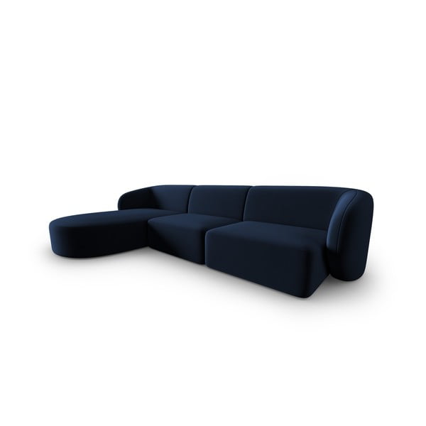 Sinine sametist nurgadiivan (vasak nurk) Paolo - Milo Casa-image-1