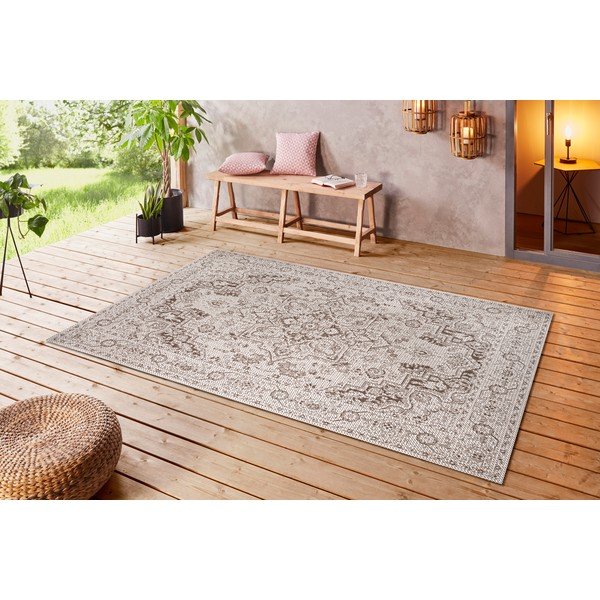 Pruun ja beež õuevaip Viin, 160 x 230 cm - Ragami-image-3