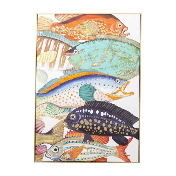 Pilt "Puudutatud kala kohtumine II.", 100 x 75 cm Meeting Two - Kare Design