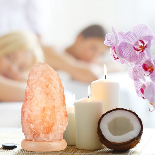 Oranž soolalamp, kõrgus 26 cm Sally - LAMKUR-image-2