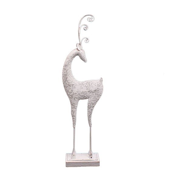 Dekorativní kovový sob, 56 cm