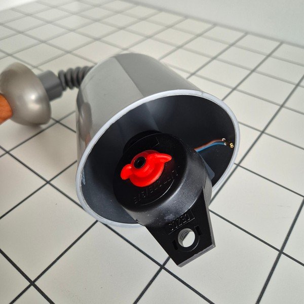 Hõbedane-tumepruun rippvalgusti klaasist varjuga ø 30 cm Ciara - LAMKUR-image-4