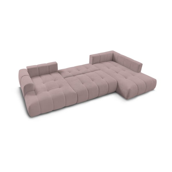 Roosa nurgadiivanvoodi panipaigaga (vasak nurk/"U-kujuline) Fuji - Bobochic Paris-image-3