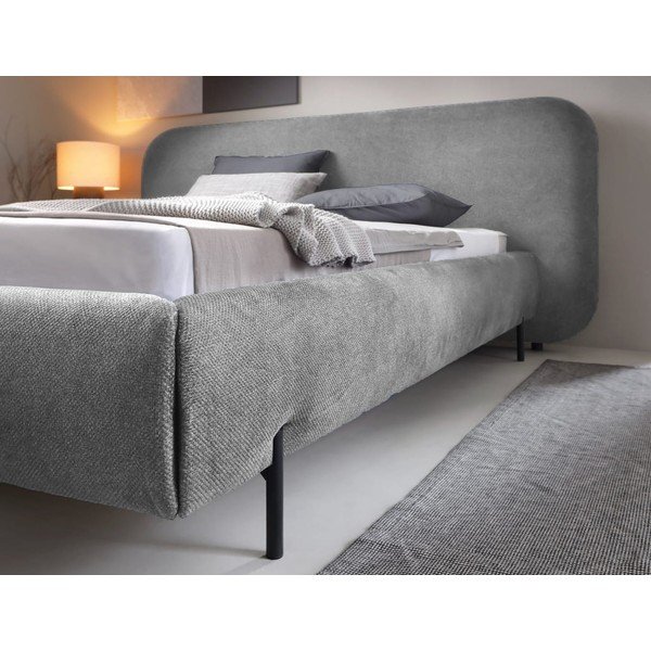 Hall polsterdatud kaheinimesevoodi koos panipaiga ja voodipõhjaga 140x200 cm Pointt - ELTAP-image-4