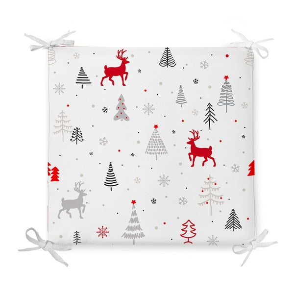 Põhjamaade jõulupühade istmepadi puuvillaseguga, 42 x 42 cm - Minimalist Cushion Covers