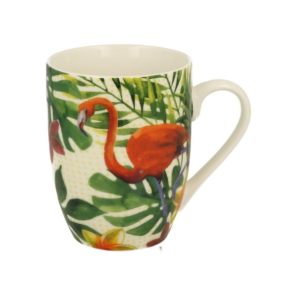 Porcelánový hrnek Duo Gift Flamingo, 375 ml