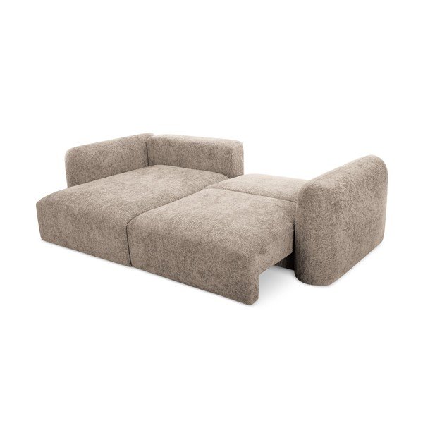 Helepruun panipaigaga šenillist nurgadiivanvoodi (vasak nurk) Mele - Makamii-image-2