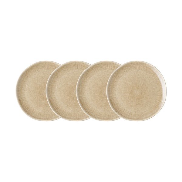 Beežid kivikeraamikast taldrikud 4tk komplektis ø 27 cm Viola - House Nordic