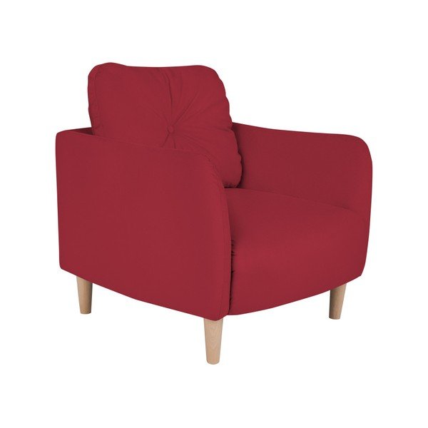 Červené křeslo Micadoni Home Belano