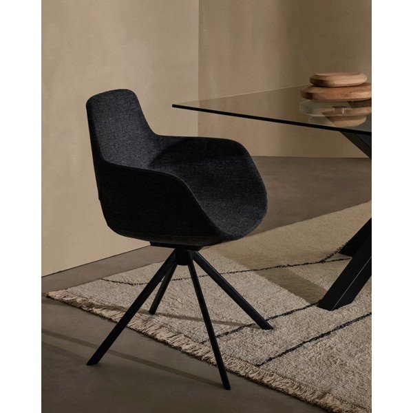 Tumehallid söögitoolid 2tk komplektis Tissiana - Kave Home-image-1