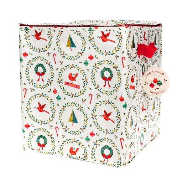 Riiete hoiukast taaskasutatud plastist 32x32x35 cm Classic Christmas - Rex London-image-4