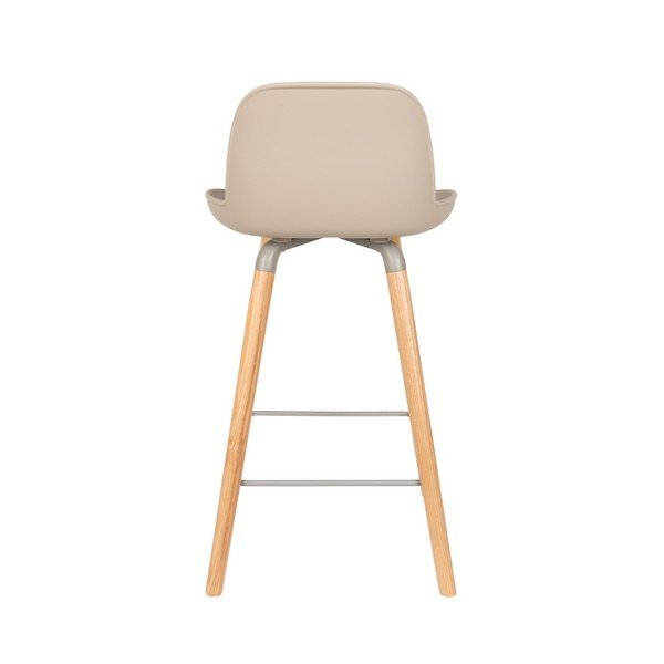 2 beeži ja halli värvi baaritooli komplekt, istme kõrgus 65 cm Albert Kuip - Zuiver-image-4