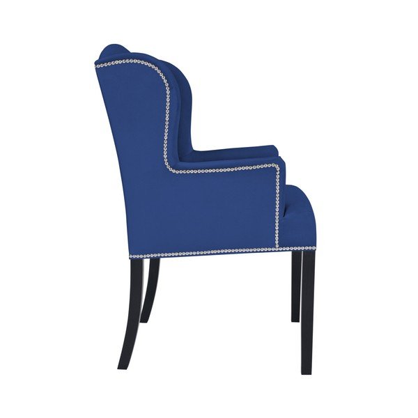 Tmavě modré křeslo Mazzini Sofas Apollo-image-1