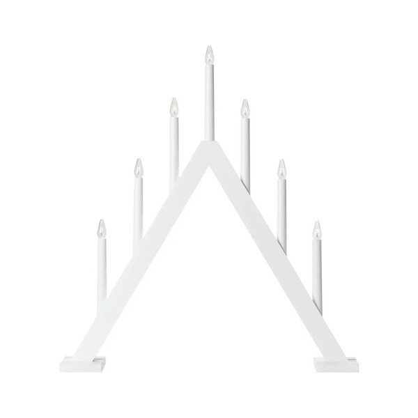 Valge jõulumotiividega valguskaunistus Ariele - Markslöjd