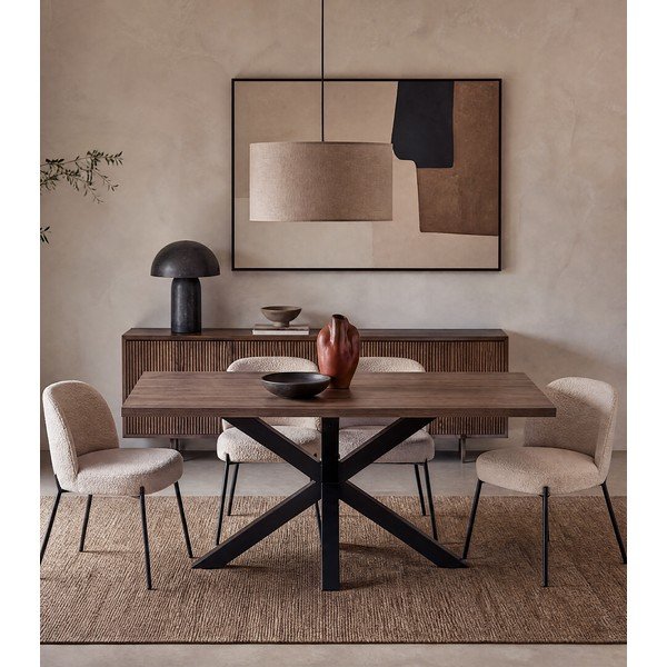 Pähklipuust söögilaud 100x180 cm Comba - Marckeric-image-3