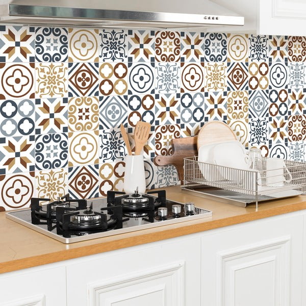 Sada 30 dekorativních samolepek na zeď Ambiance Ninocito, 15 x 15 cm-image-1