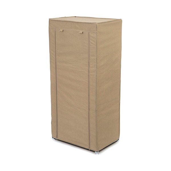 Beežist kangast riidekapp 70x148 cm Wardrobe - Compactor-image-3