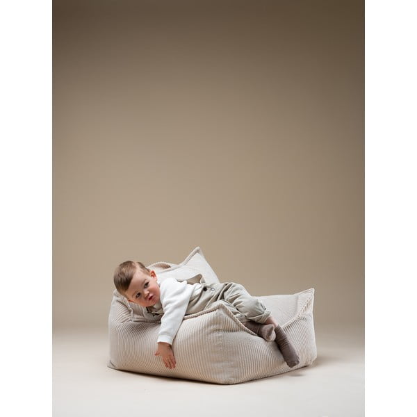 Kreem velvetist laste kott-tool Chair - Wigiwama-image-4