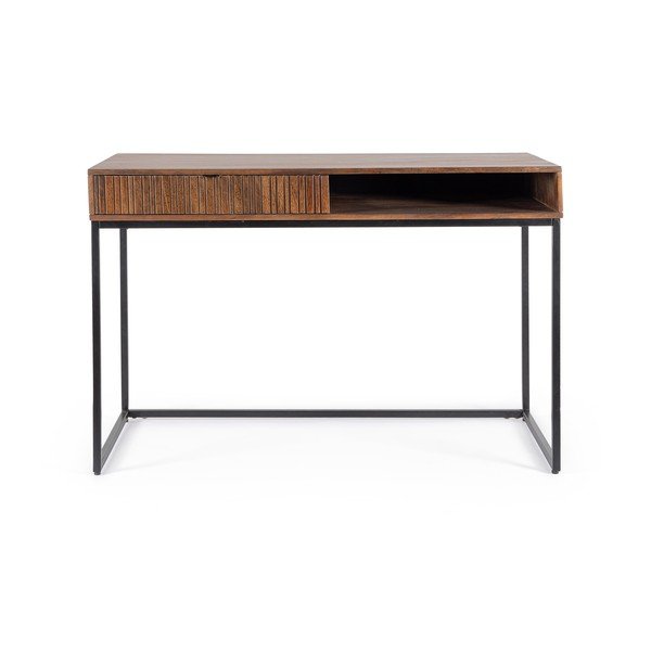Mangopuidust lauaplaadiga töölaud, 60x120 cm Tadita – Bizzotto-image-1