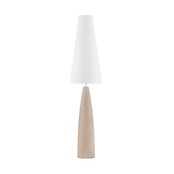 Valge/kreemikas põrandalamp (kõrgus 130 cm) Mizu - Nova Luce