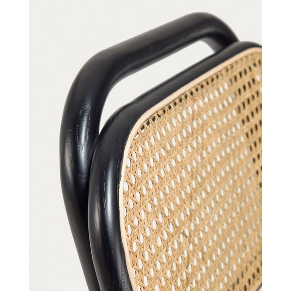 Mustas baaritool (istme kõrgus 65 cm) Doriane – Kave Home-image-4