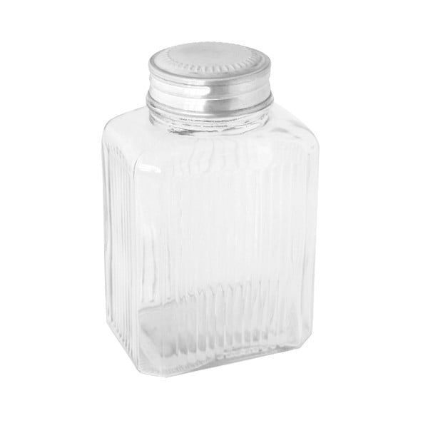 Skleněná dóza Clear Jar, 19 cm