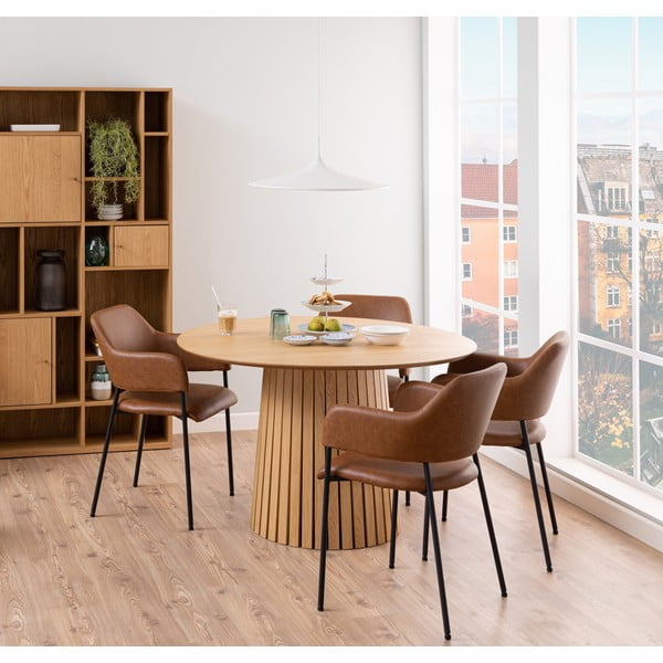 Ümmargune söögilaud ø 120 cm Christo - Actona-image-1