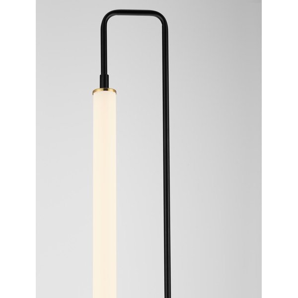 Valge/matt must metallist LED-põrandalamp (kõrgus 150 cm) Wetro - Nova Luce-image-2