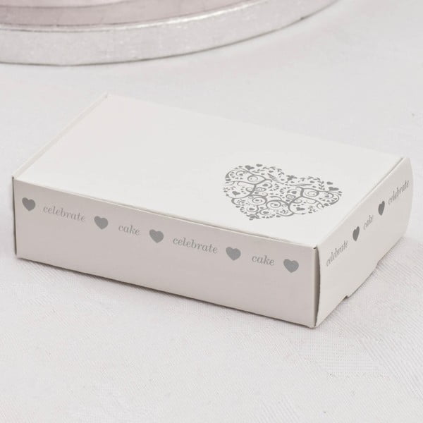 Sada 10 bílých krabic na dort Neviti Vintage Romance