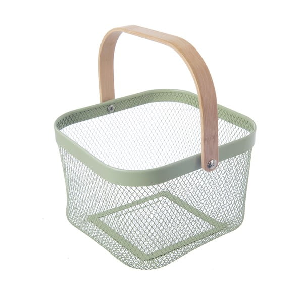 Metallist korv 24,5x27x30 cm Greenish - Orion-image-4